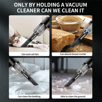 Car Vacuum Cleaner Portable Small Vacuum Cleaner For Multi Purpose Vehicles Small Household Pump Handheld Car Vacuum Cleaner
