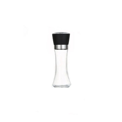 Premium Stainless Steel Pepper Grinder, Durable Glass Body, Adjustable Coarseness Handheld Spice Mill