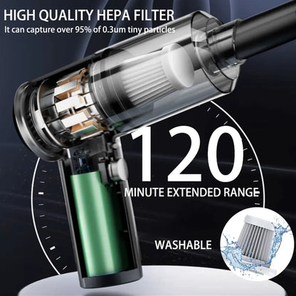 Car Vacuum Cleaner Portable Small Vacuum Cleaner For Multi Purpose Vehicles Small Household Pump Handheld Car Vacuum Cleaner
